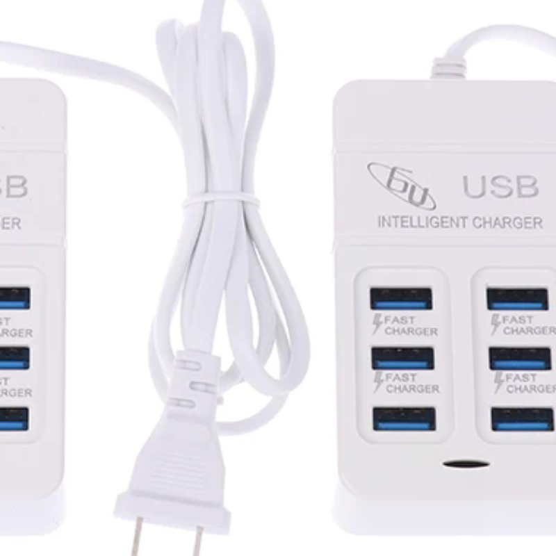 Type C Multiport Adapter - 1 قطعة الولايات المتحدة التوصيل 6