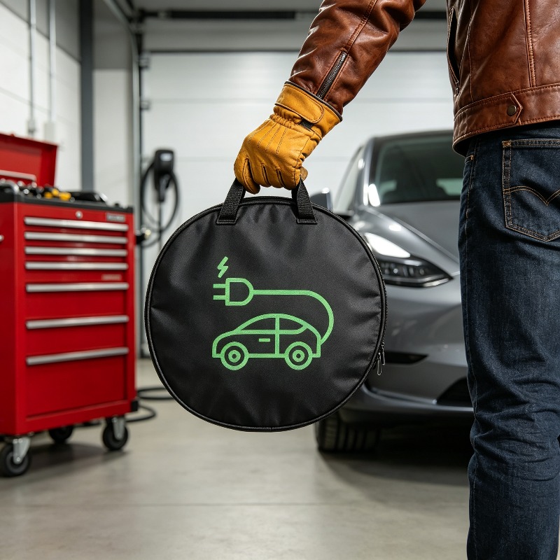 Cable Organizer Bag - حقيبة تخزين لشاحن السيارة الكهربائية مقاومة