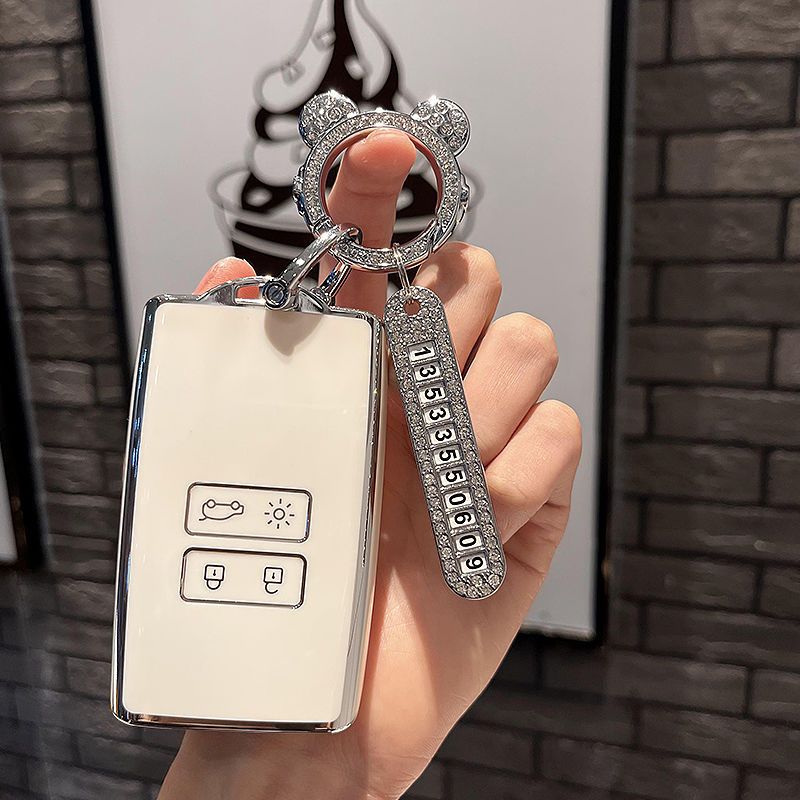 Tech Keychain Accessories - غطاء مفتاح السيارة من مادة TPU