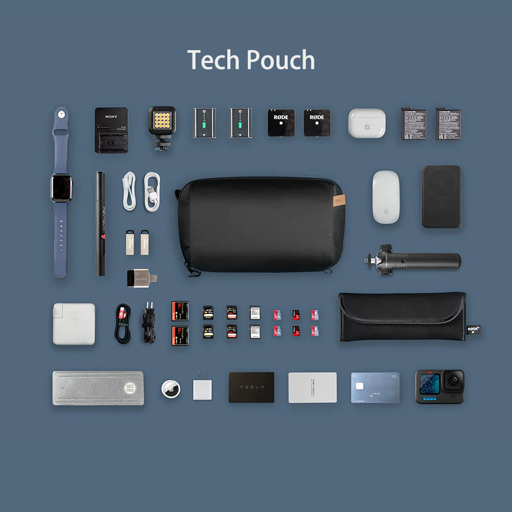 حقيبة تنظيم الحقيبة PGYTECH Te - مراجعة Cable Organizer Bag وسعره