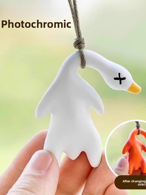 سلسلة مفاتيح على شكل بطة مشوية - مراجعة Tech Keychain Accessories وسعره