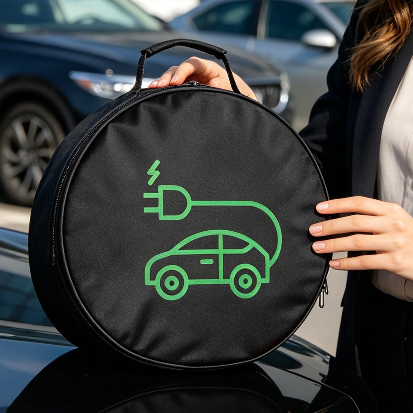 حقيبة تخزين كابل شحن السيارات  - مراجعة Cable Organizer Bag وسعره