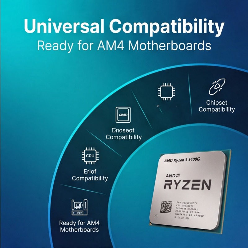معالج Ryzen 5 3400G AM4 مستعمل - مراجعة Amd Cpu Ryzen 5 وسعره