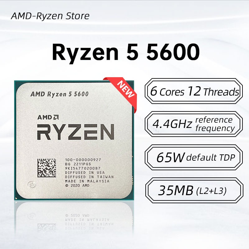 معالج Ryzen 5 5600 سداسي النوا - مراجعة Amd Cpu Ryzen 5 وسعره