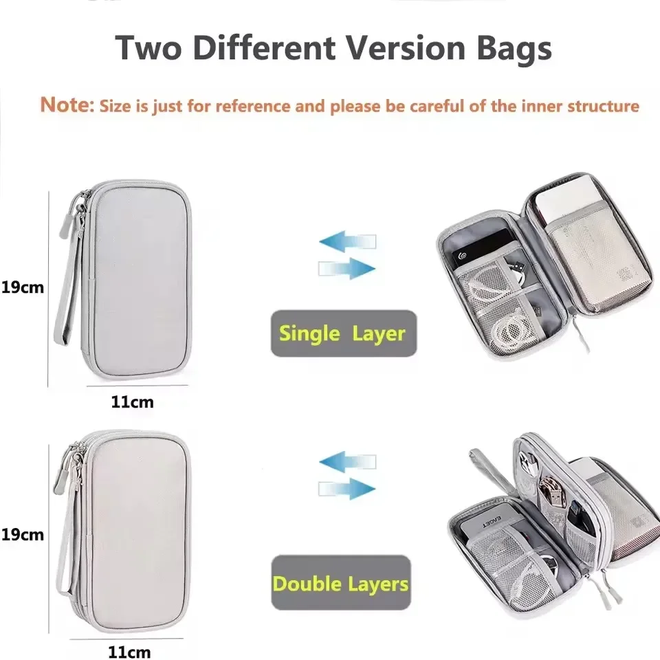حقيبة كابلات للسفر، حقيبة تخزي - مراجعة Cable Organizer Bag وسعره