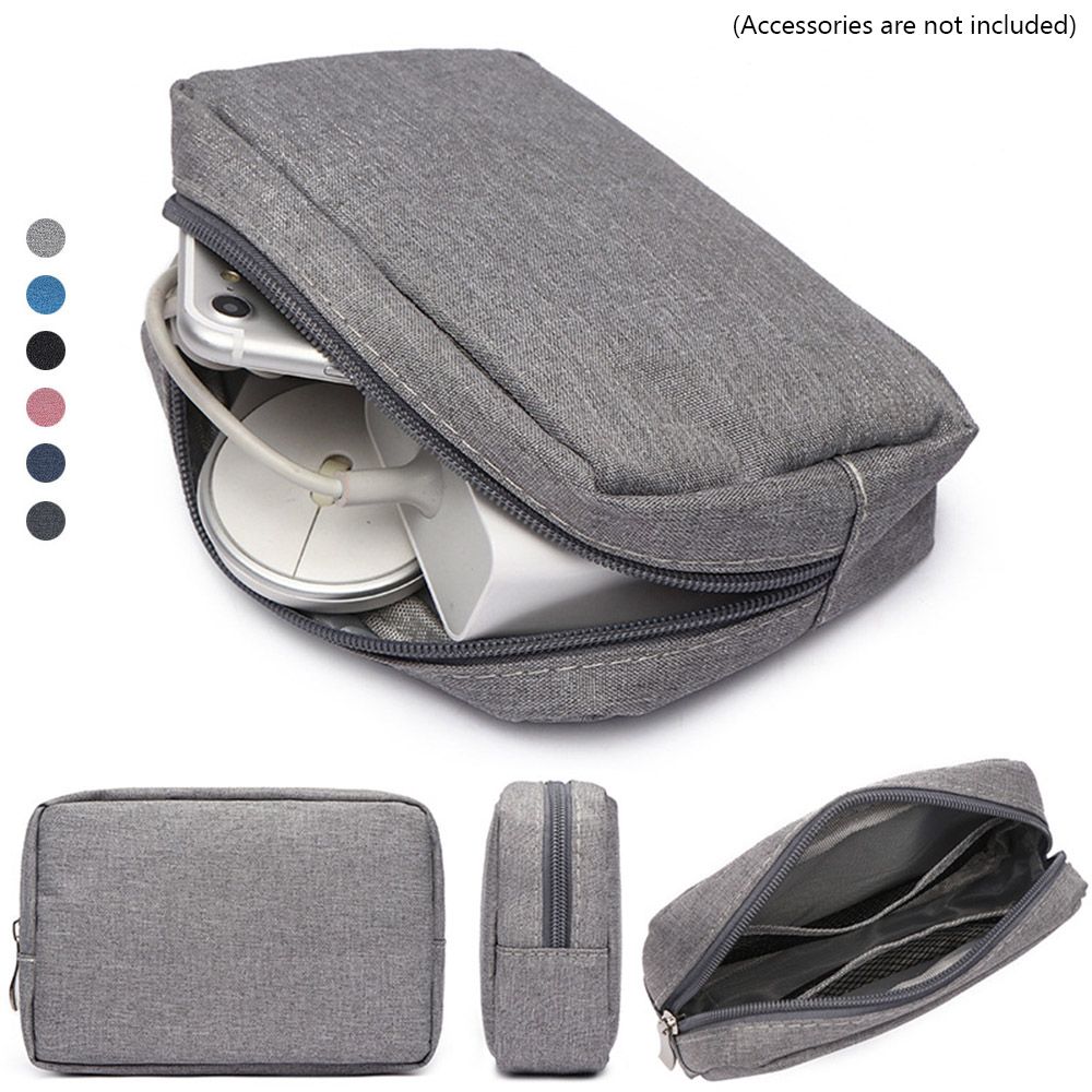حقيبة تخزين محمولة لسماعات الأ - مراجعة Cable Organizer Bag وسعره