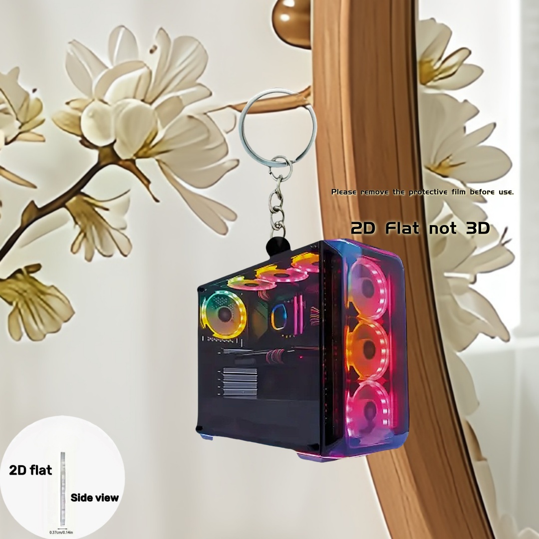 RGB الكمبيوتر المضيف قلادة الم - مراجعة Tech Keychain Accessories وسعره