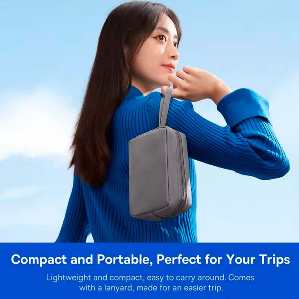 حقيبة محمولة مقاومة للماء لتخز - مراجعة Cable Organizer Bag وسعره